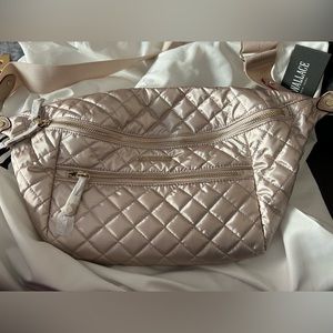 MZ Wallace crossbody sling bag in rare rose gold. Never worn.